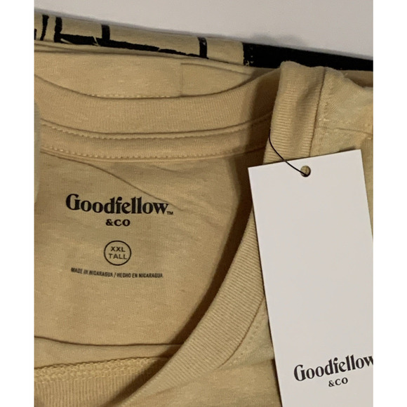 Men's Rustic Nature Yellow Gold Short Sleeve XXL Tall T-Shirt - Goodfellow & Co - Picture 3 of 6